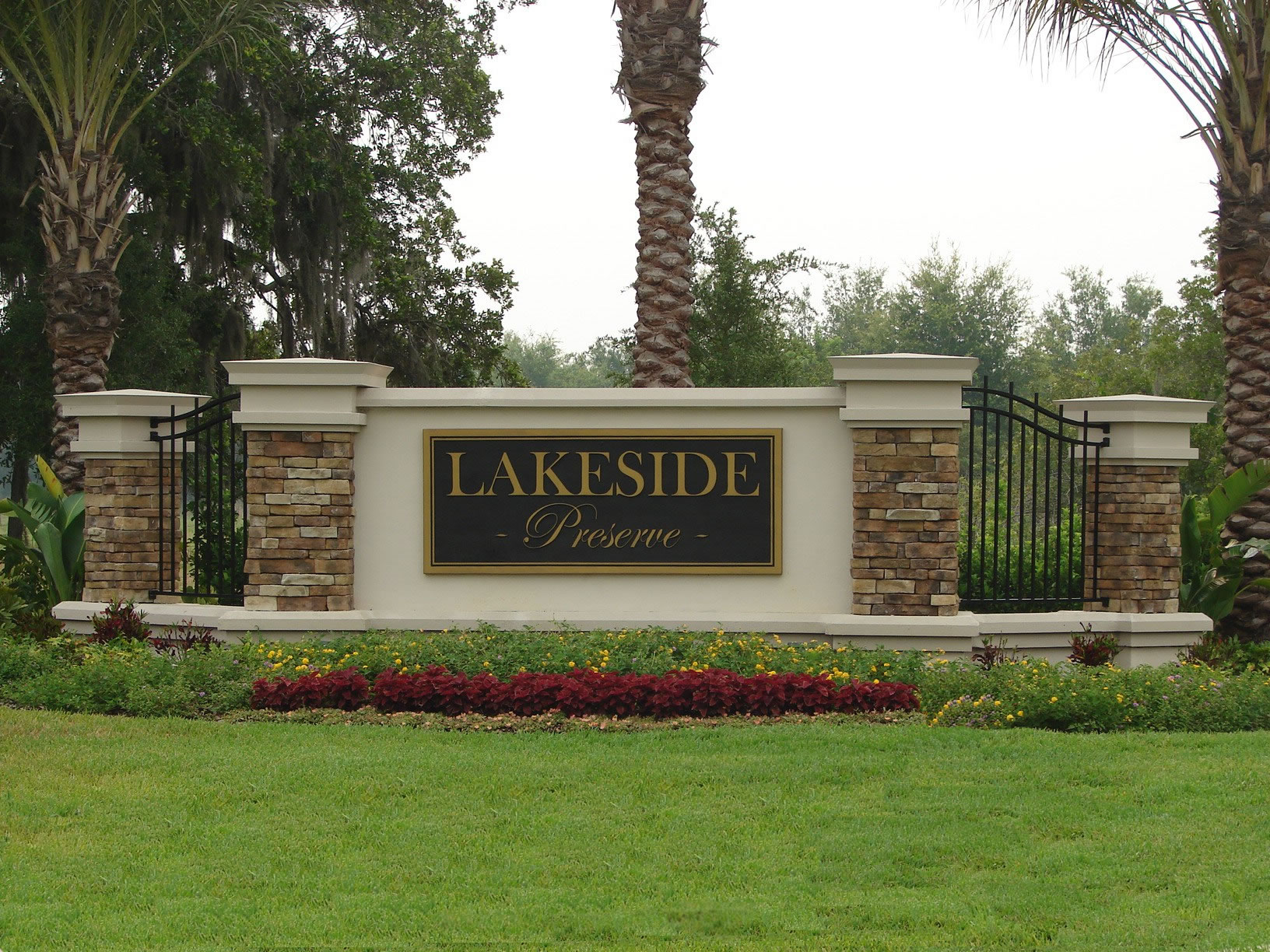 Lakeside Preserve Entrance Sign